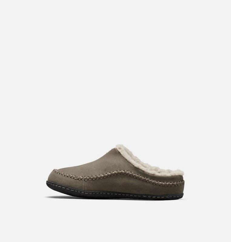 Mens Slippers Olive/Black - Sorel Falcon Ridge™ II - 036-QSVYMK